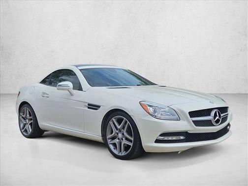 White 2014 Mercedes-Benz SLK-Class SLK 250
