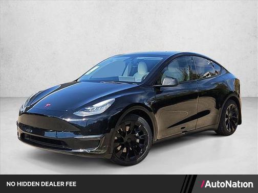 Solid Black 2021 Tesla Model Y Long Range Dual Motor All-Wheel Drive