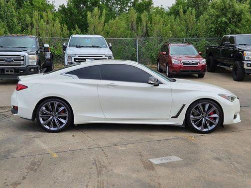 Majestic White 2022 INFINITI Q60 3.0t Red Sport 400