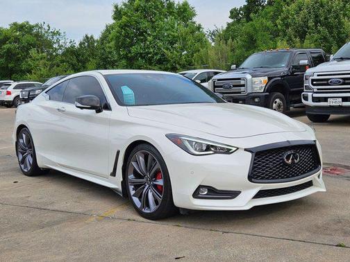 Majestic White 2022 INFINITI Q60 3.0t Red Sport 400