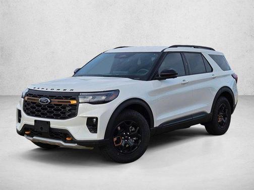 Star White Metallic Tri-Coat 2026 Ford Explorer Tremor