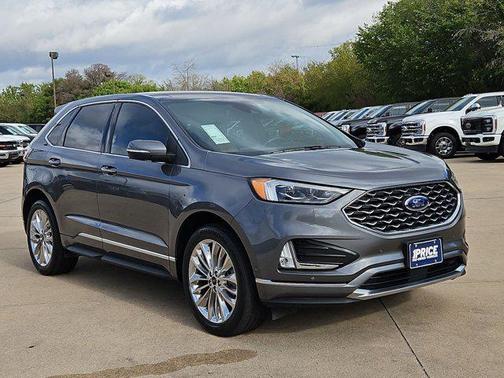 Carbonized Gray Metallic 2024 Ford Edge Titanium