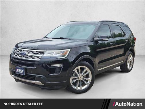 Shadow Black 2018 Ford Explorer XLT