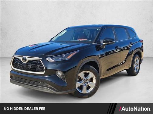 Midnight Black Metallic 2023 Toyota Highlander LE