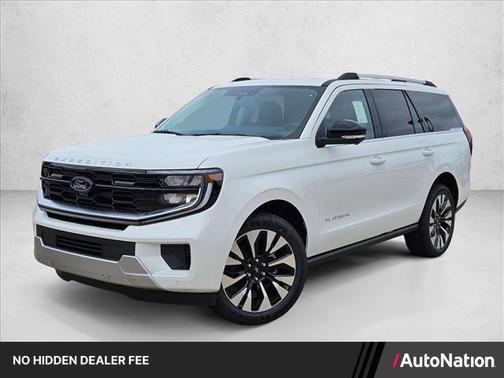 Star White Metallic Tri-Coat 2026 Ford Expedition Platinum