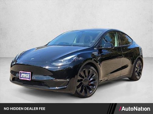Solid Black 2023 Tesla Model Y Performance Dual Motor All-Wheel Drive