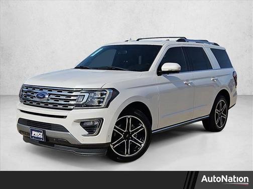 White Platinum Metallic Tri-Coat 2019 Ford Expedition Limited