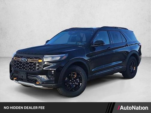 Agate Black Metallic 2026 Ford Explorer Tremor
