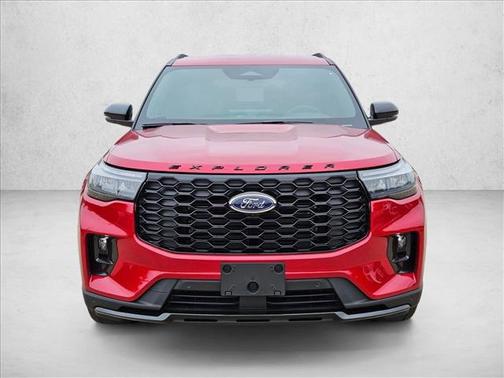 Rapid Red Metallic Tinted Clearcoat 2026 Ford Explorer ST-Line