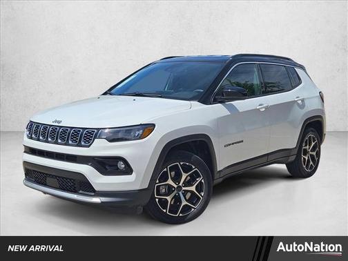 Bright White Clearcoat 2025 Jeep Compass Limited