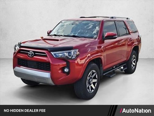 Barcelona Red Metallic 2021 Toyota 4Runner TRD Off Road Premium