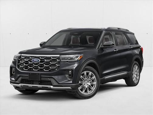Agate Black Metallic 2026 Ford Explorer Platinum