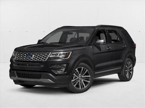 Shadow Black 2017 Ford Explorer Platinum