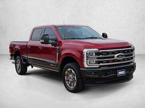 Ruby Red Metallic Tinted Clearcoat 2025 Ford F-250 King Ranch