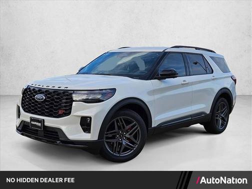 Star White Metallic Tri-Coat 2026 Ford Explorer ST