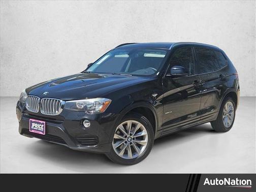 Black Sapphire Metallic 2017 BMW X3 sDrive28i