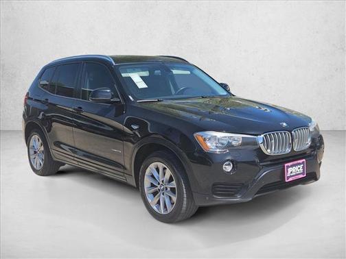 Black Sapphire Metallic 2017 BMW X3 sDrive28i