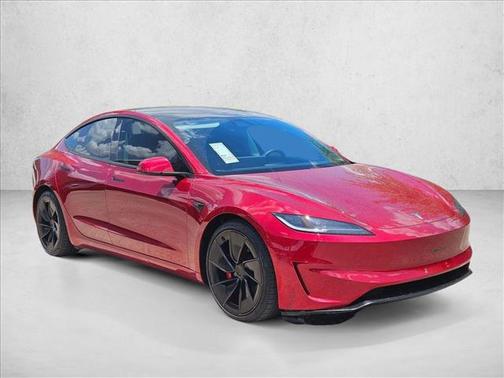 Ultra Red 2024 Tesla Model 3 Performance