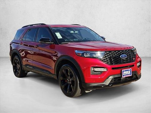 Rapid Red Metallic Tinted Clearcoat 2024 Ford Explorer ST