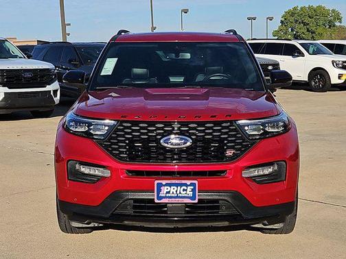Rapid Red Metallic Tinted Clearcoat 2024 Ford Explorer ST