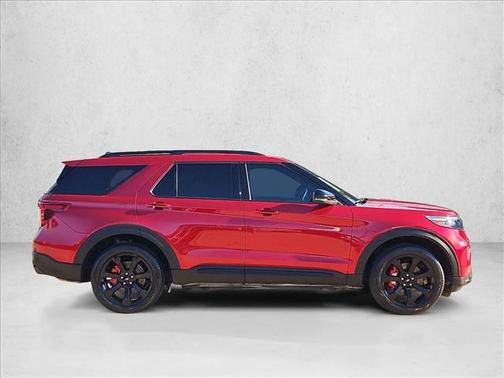 Rapid Red Metallic Tinted Clearcoat 2024 Ford Explorer ST