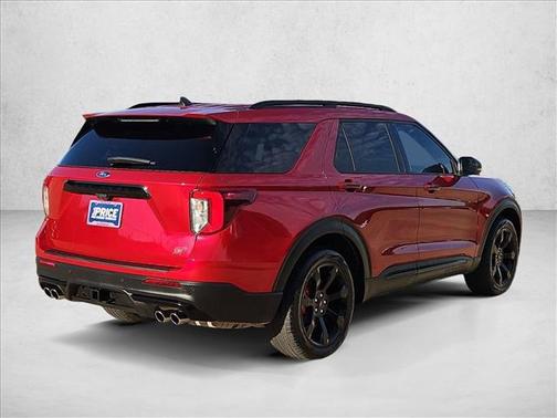 Rapid Red Metallic Tinted Clearcoat 2024 Ford Explorer ST