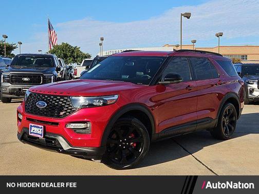 Rapid Red Metallic Tinted Clearcoat 2024 Ford Explorer ST