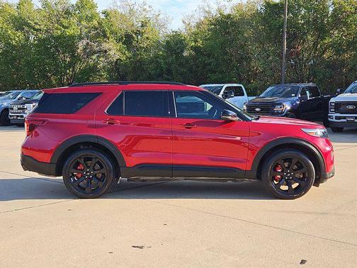 Rapid Red Metallic Tinted Clearcoat 2024 Ford Explorer ST