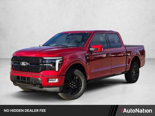 Rapid Red Metallic Tinted Clearcoat 2025 Ford F-150 Platinum