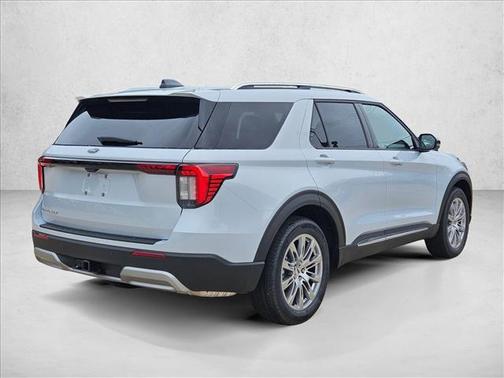 Space White Metallic 2026 Ford Explorer Platinum