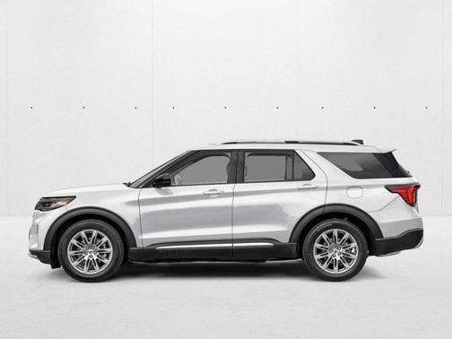 Space White Metallic 2026 Ford Explorer Platinum