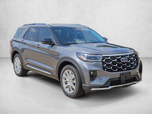 Carbonized Gray Metallic 2026 Ford Explorer Platinum