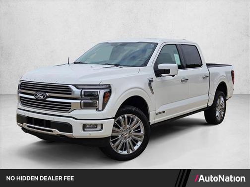 Star White Metallic Tri-Coat 2026 Ford F-150 Platinum