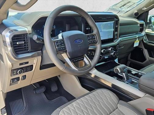 Star White Metallic Tri-Coat 2026 Ford F-150 Platinum