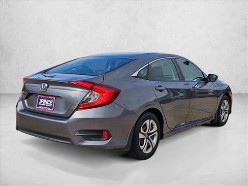 Modern Steel Metallic 2017 Honda Civic LX