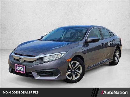 Modern Steel Metallic 2017 Honda Civic LX