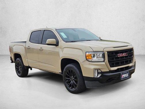 Desert Sand Metallic 2021 GMC Canyon Elevation