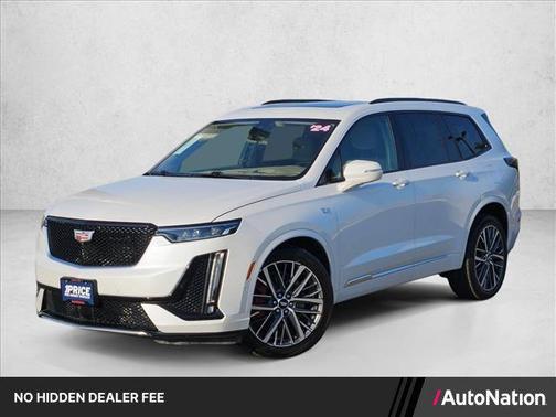 Crystal White Tricoat 2024 Cadillac XT6 Sport AWD