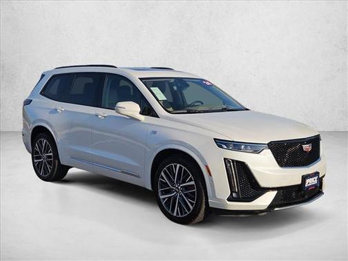 Crystal White Tricoat 2024 Cadillac XT6 Sport AWD