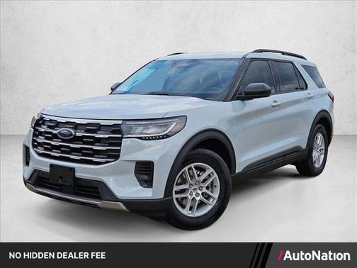 Space White Metallic 2026 Ford Explorer Active