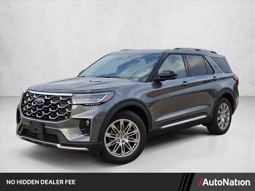 Carbonized Gray Metallic 2026 Ford Explorer Platinum