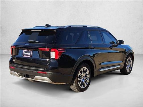 Agate Black Metallic 2026 Ford Explorer Platinum