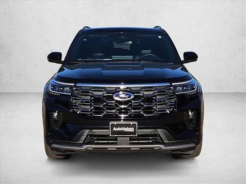 Agate Black Metallic 2026 Ford Explorer Platinum