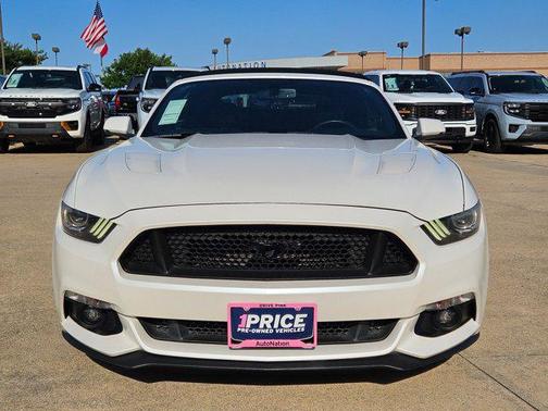 White Platinum Metallic Tri-Coat 2017 Ford Mustang GT Premium