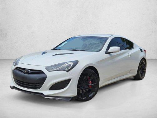 White Satin Pearl 2013 Hyundai Genesis Coupe 2.0T R-Spec