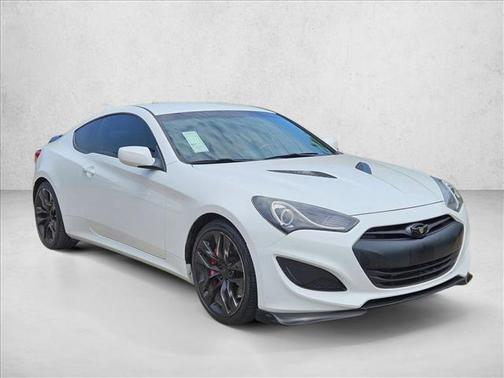 White Satin Pearl 2013 Hyundai Genesis Coupe 2.0T R-Spec