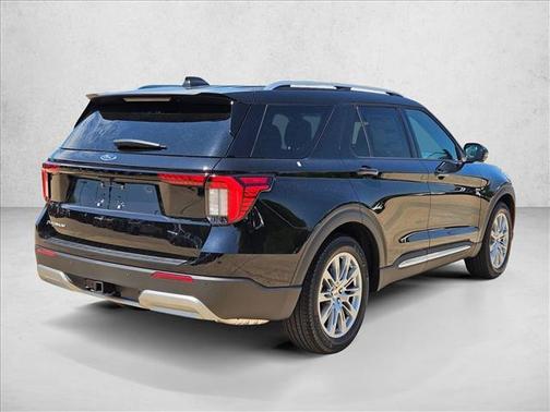 Agate Black Metallic 2026 Ford Explorer Platinum