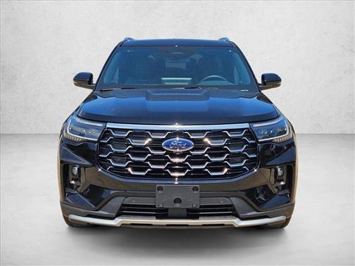 Agate Black Metallic 2026 Ford Explorer Platinum