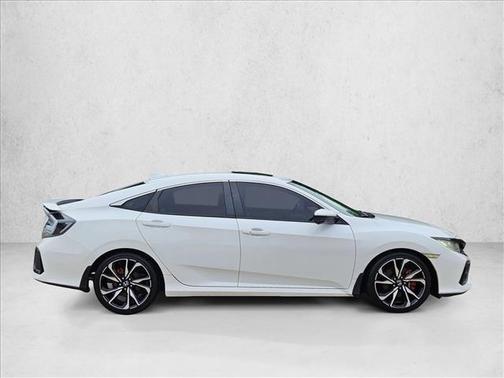 White Orchid Pearl 2018 Honda Civic Manual