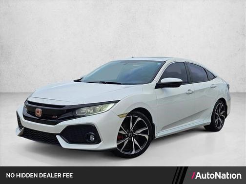 White Orchid Pearl 2018 Honda Civic Manual